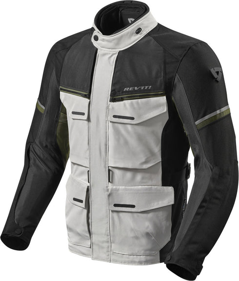 Geaca Moto REVIT Outback 3 Gray/Green